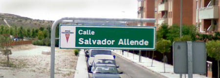 Calle Salvador Allende. España