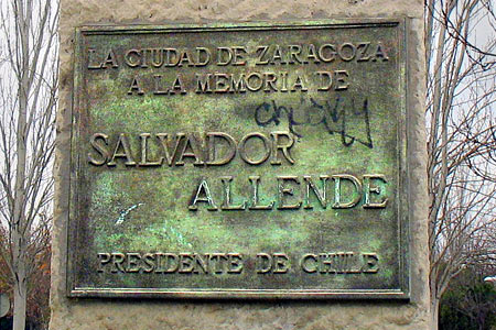 Salvador Allende. Zaragoza, España