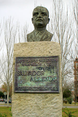 Salvador Allende. Zaragoza
