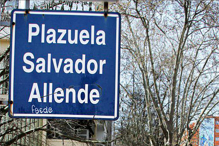 plazuela Salvador Allende de Montevideo, Uruguay