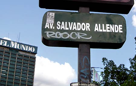 Salvador Allende. Caracas, Venezuela